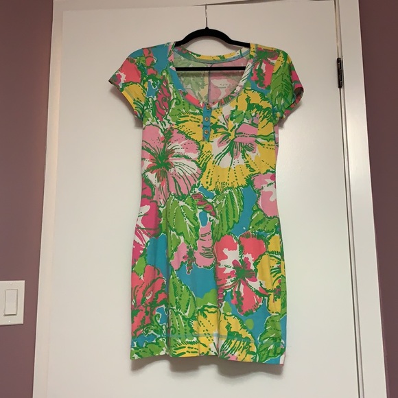 Lilly Pulitzer cotton shift dress size small - Picture 2 of 5